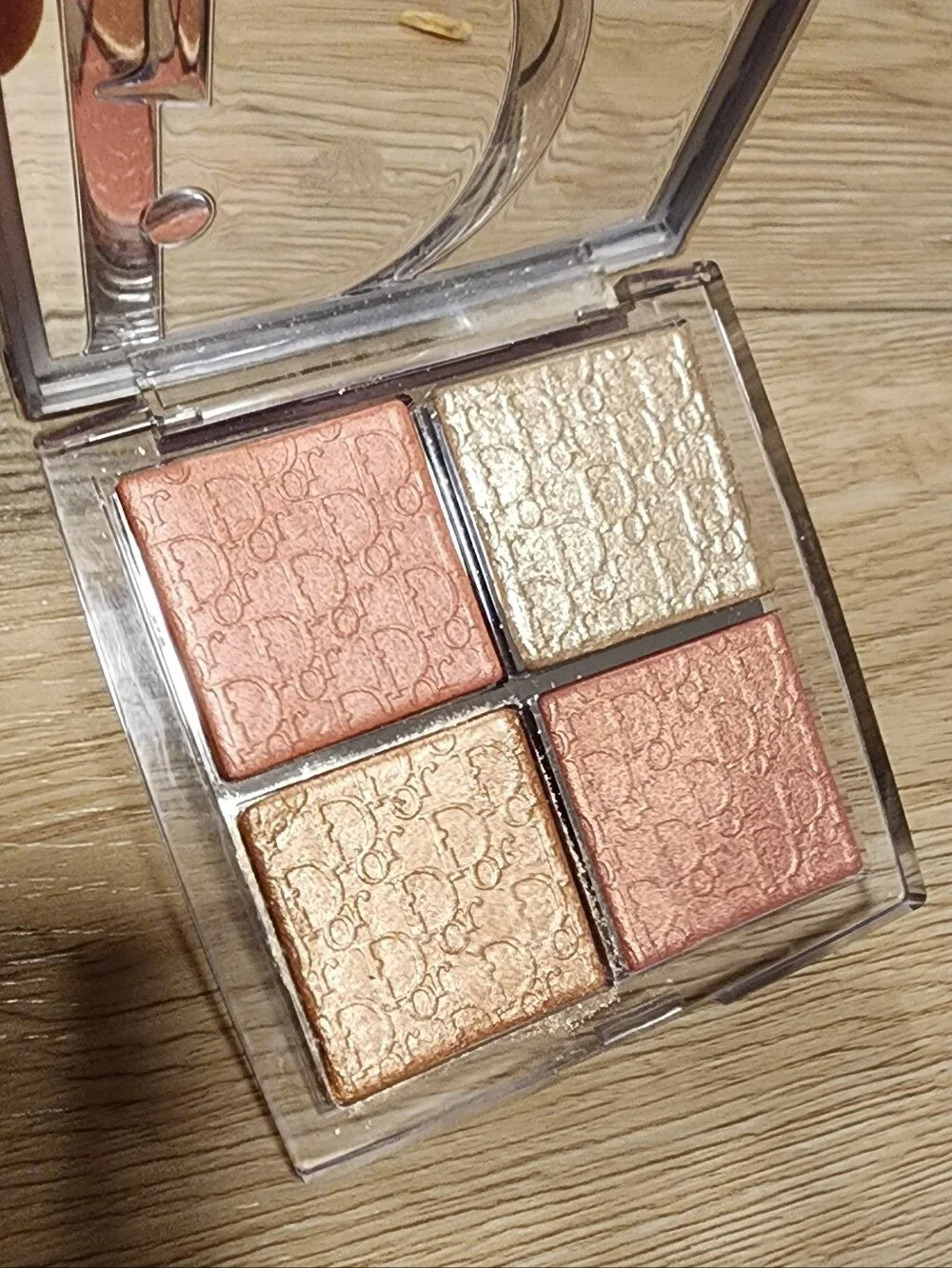 Dior Backstage Glow Maximizer Face Palette 003 Pearly Peach Glow New Unbox